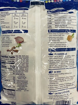 Pepperidge Farm HERB SEASONED CLASSIC STUFFING 12 oz Bag | eBay