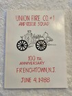 Union Fire Company Frenchtown NJ 100th Anniversary Booklet Hunterdon County NJ — photo 1