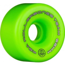 RollerBones Team Logo 62mm 98a 8-Pack in Neon Green  NEW 