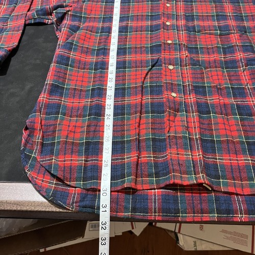 Pendleton Wool Jacket Trail Shirt Vintage 1970s Board USA Buffalo Plaid Flannel - Picture 7 of 15