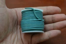 1 ROLL - 10 METER AQUA LEATHER BEADING CORD STRING 2MM