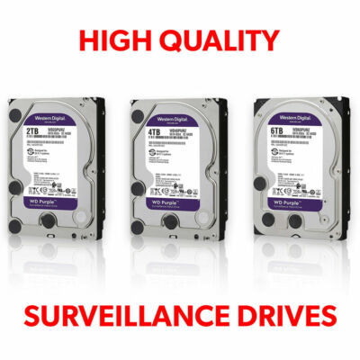 Western Digital Purple Surveillance 8TB 7200RPM SATA 6Gb/s 256MB