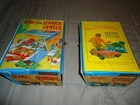 Two Matchbox Lesney Sears Display and play cases made by IDEAL