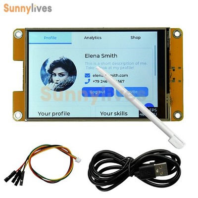 ESP32 4.0'' Touch Display Dual-core 32bit WiFi Bluetooth Development Board 240MHz