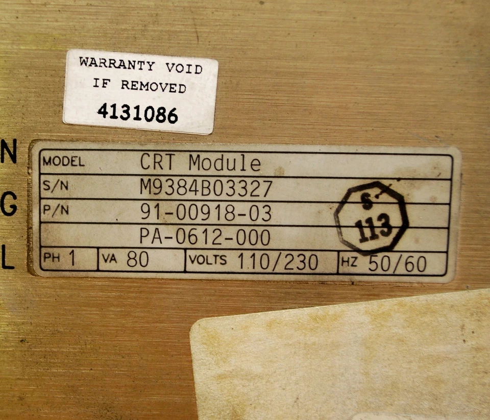 AEG Schneider Automation MM-PM22-200, 92-00670-03 Operator Interface - USED - Image 3 of 4