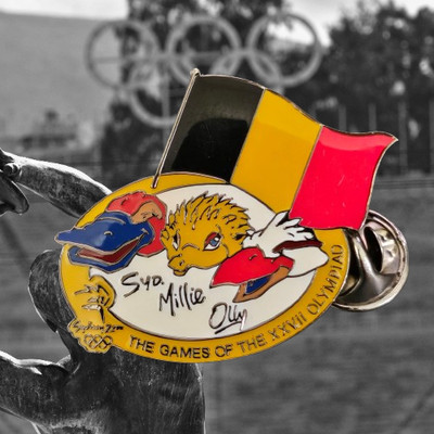 Sammler Pin - Sport - Olympia / Olympiade Sydney 2000 - Team Belgien