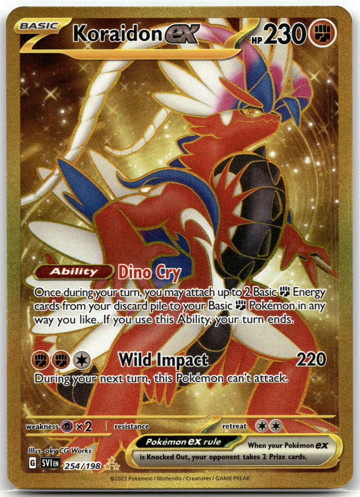 Koraidon ex Holofoil [SVI - 254/198]
