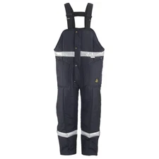 RefrigiWear Iron-Tuff Enhanced Visibility Bib Overalls - HiVis, Insulated Work