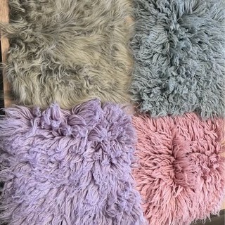 4 Photography Newborn Fax Fur Prop Four Distinct Colors