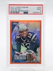 TOM BRADY 2010 TOPPS CHROME ORANGE REFRACTOR #C80 PATRIOTS PSA 9 MINT Q1714