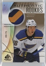 2024-25 SP Game Used Gold Premium Memorabilia /25 Zachary Bolduc #255 Rookie RC