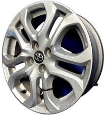 Genuine 16-Inch Factory OEM 5 Split-Spoke Aluminum Alloy Wheel Rim Toyota Yaris