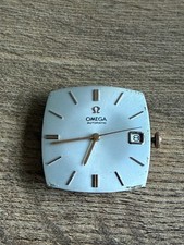 CADRAN OMEGA AUTOMATIC VINTAGE BLANC IVOIRE – DATE – PIÈCE HORLOGERIE - 28 MM