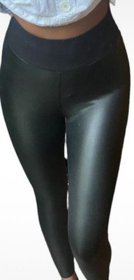 Fake Leder Leggins Vintage Dressing Lederhose