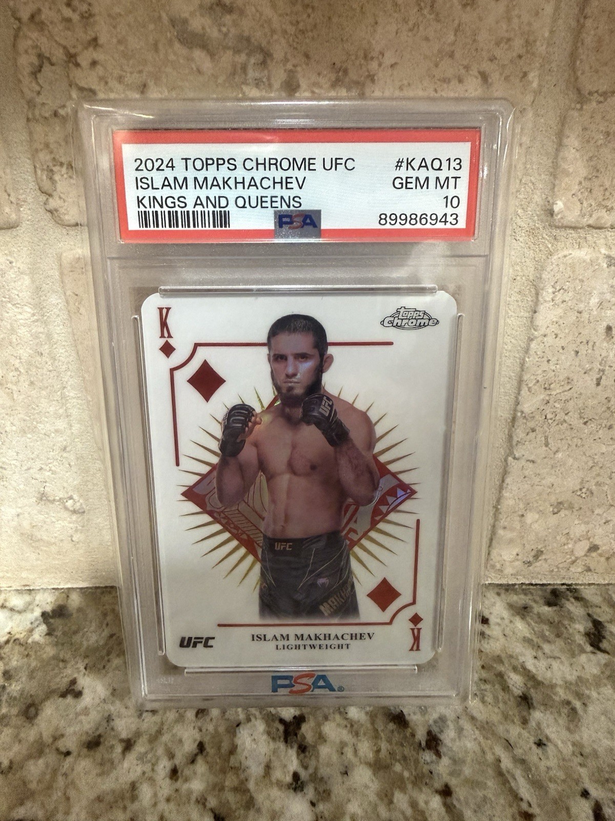 2024 Topps Chrome UFC - Kings and Queens Islam Makhachev #KAQ-13 PSA 10