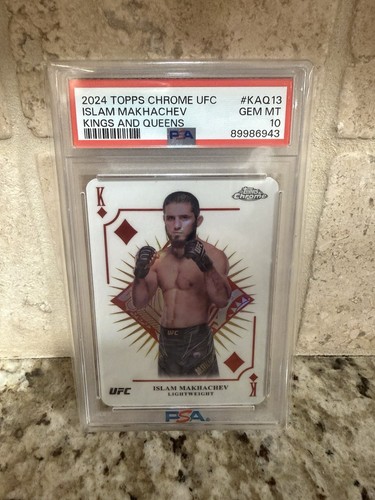2024 Topps Chrome UFC - Kings and Queens Islam Makhachev #KAQ-13 PSA 10