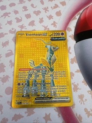 Eisenhaupt EX Gold | Gewalten der Zeit TEF DE 216/162 | Pokémon Karte NM/DE