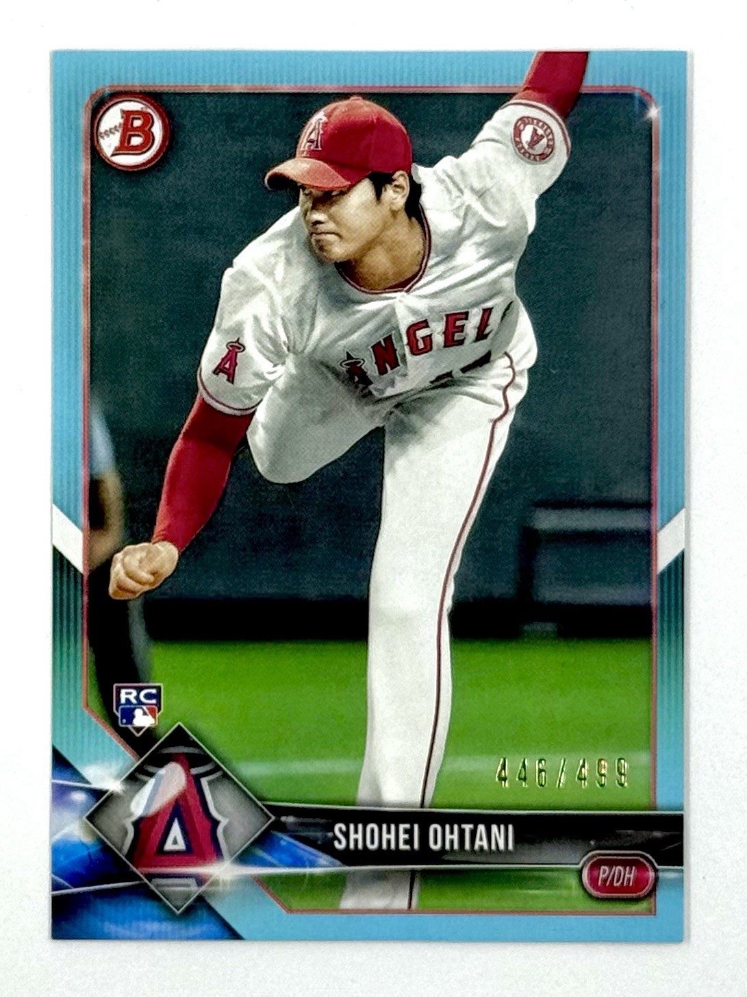 Shohei Ohtani 2018 Bowman #49 Sky Blue /499 Price Guide - Sports