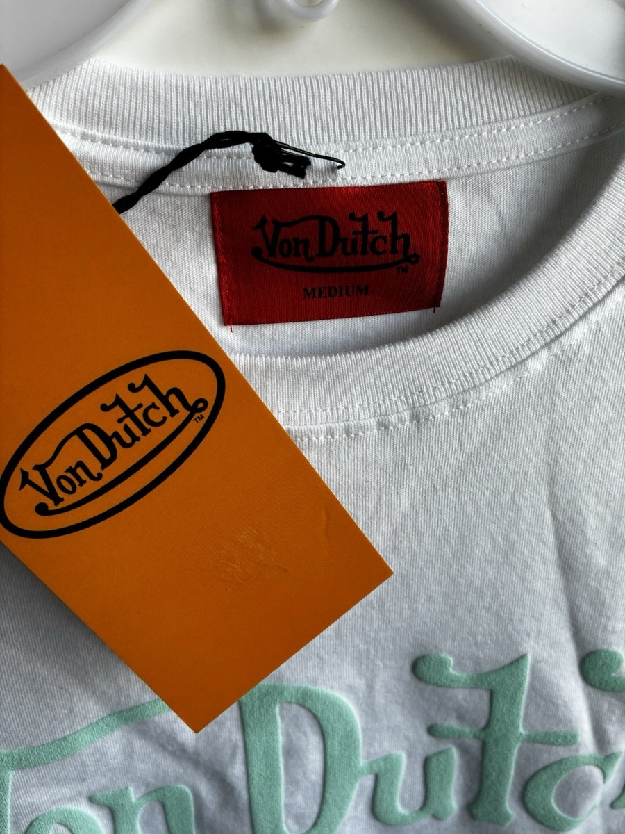 Von Dutch Motorcycle T-Shirt Long Sleeve Size Medium 20x29 NWT | eBay