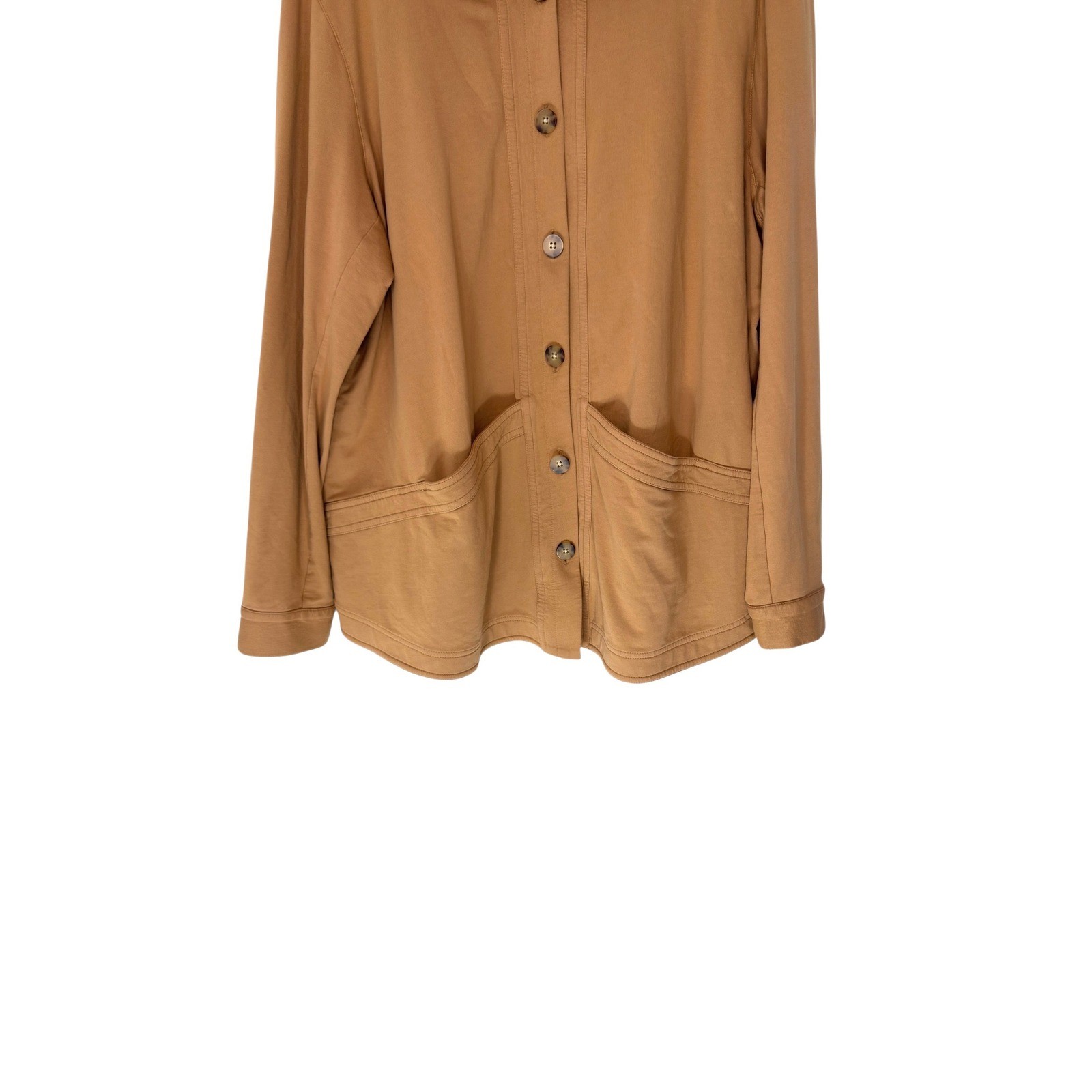 J. Jill Jacket Brown Lightweight Basic Casual Eve… - image 4