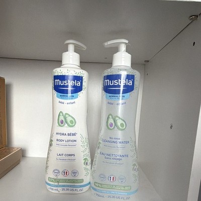 Mustela Hydra Bébé Body Lotion & No Rinse Cleansing Water 750 mL