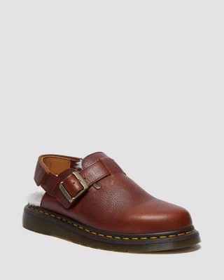 Dr. Martens Jorge II Ambassador 'Faux Fur Lined' (Size 9) Men's Slingback Mules