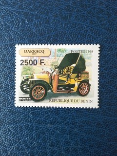 Bénin surchargé 2500f sur 270f Taco Colis Postaux 2 Rang PF Vertical G Neuf MNH