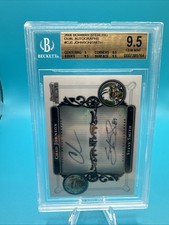 2006 Bowman Sterling Dual Autographs CJS Johnson/Smith /20 BGS 9.5
