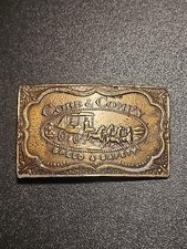 Vintage Cobb  Co Stagecoach Belt Buckle