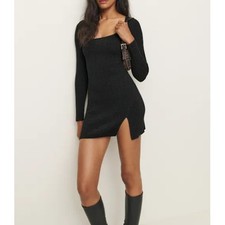 Reformation Nicole Regenerative Merino Sweater Dress Size S