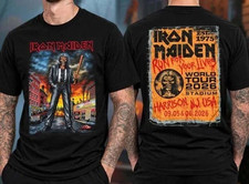 Hot IronMaiden Stadium Harrison NJ USA On Sep 5-6 2026 T-shirt Reprint