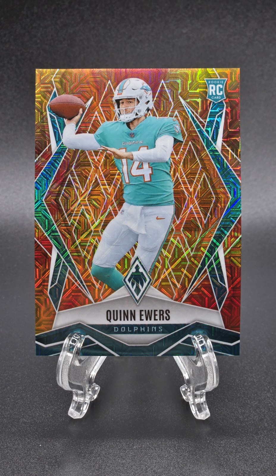 Quinn Ewers 2025 Phoenix Fireburst (RC) /350 #159 | Miami Dolphins