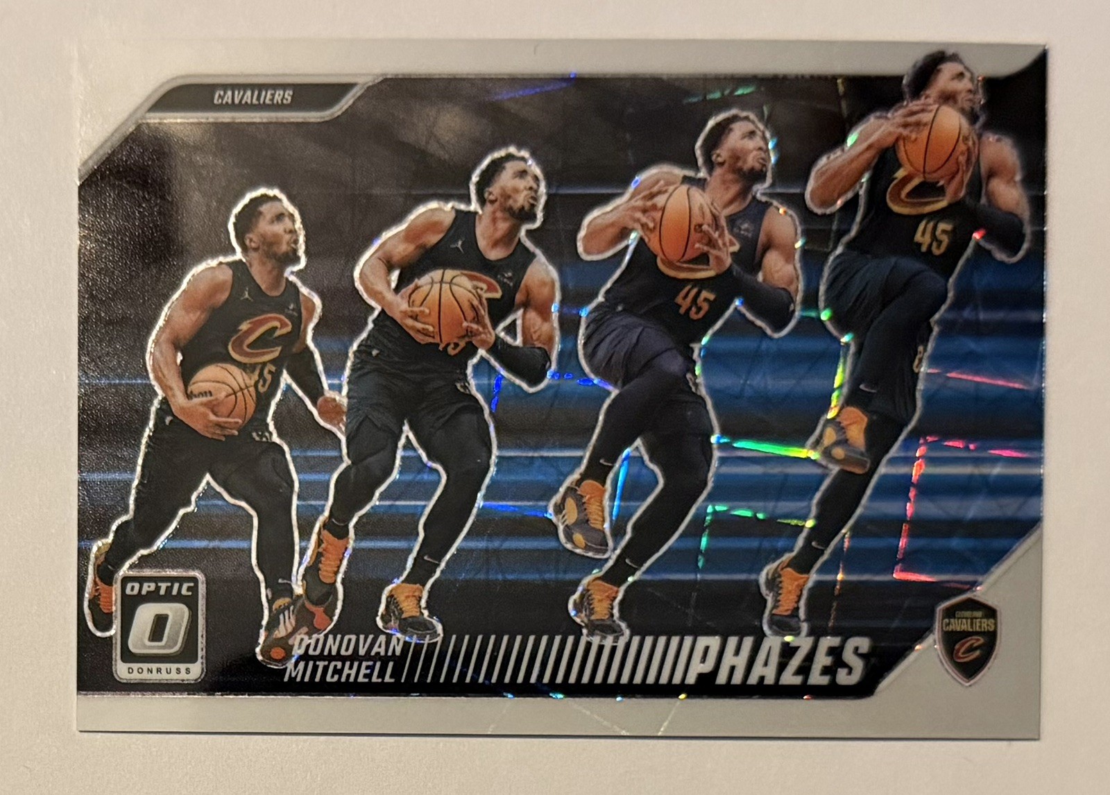 Donovan Mitchell 2024-25 Panini Donruss Optic Cavaliers #17 Phazes Case Hit SSP