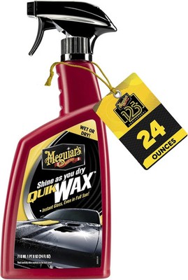 Meguiar's Quik Wax, Spray Wax, Spray On Car Wax For Protection, Enhances Shine;