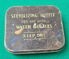 Vintage WW2 WWII Sterilizing Outfit Tin Military Army