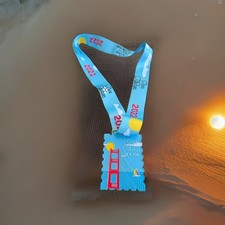 2022 Run Tiburon Ca Marathon Medal Half Marathon Finisher Lanyard