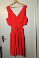 ASOS Floaty Midi Dress with Cut out Side - Size 18 (B3)