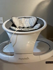 Munchkin Baby Swing, Portable and Lightweight, Blue, Natural Sway 