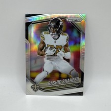 Rashid Shaheed 2025 Panini Prizm Football Silver Prizm Card #194 Saints Seahawks