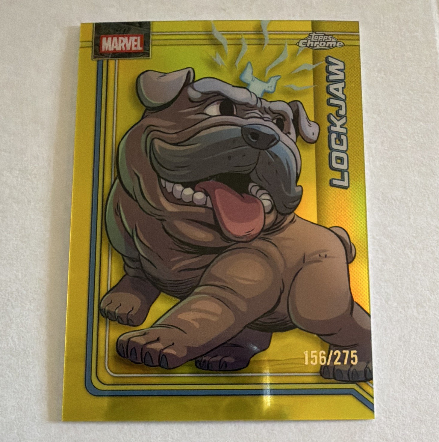 Topps 2020 Topps Chrome Marvel Lockjaw #070 Serial #156/275 English Card
