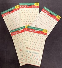American Greetings Christmas Stickers Mixed Variety LOT of 5 Stickety-Doo-Da NEW
