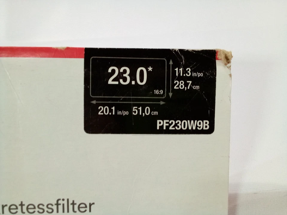 3M Frameless Blackout Privacy Filter for 23  Widescreen Monitor  16:9 - Image 2 of 4