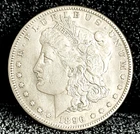 1896 S Morgan Dollar AU in Grade Great Eye Appeal Excellent Strike.