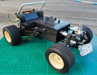 Tamiya RC Audi Quattro 58036 / Opel Ascona 58037 Chassis vintage