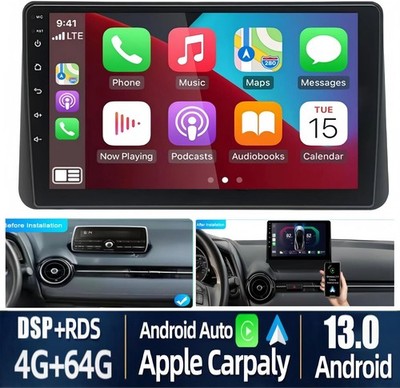Car Radio Stereo Carplay For  Yalisong FM RDS 4+64G 9in
