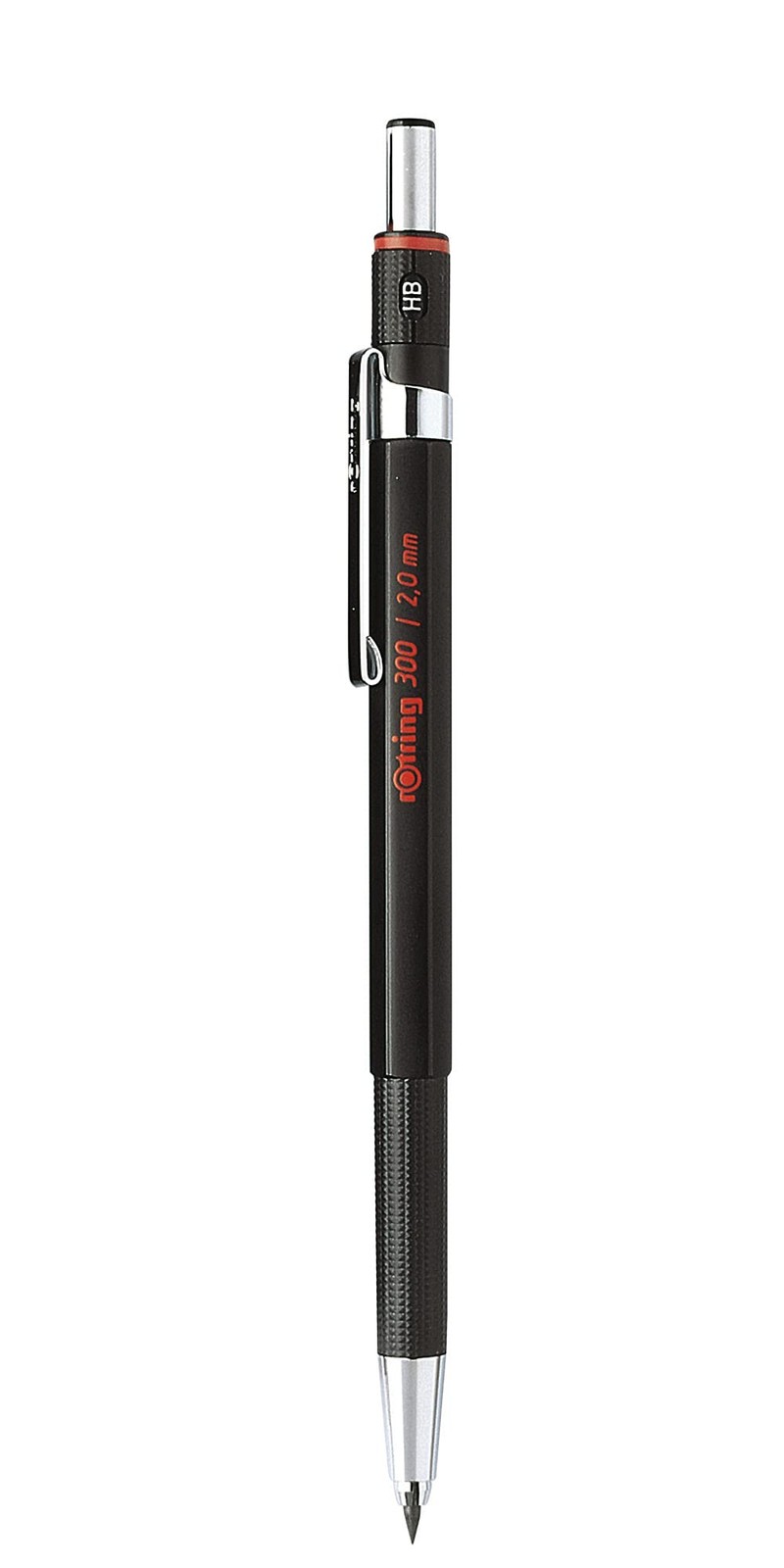 2.0mm Hexagonal Lightweight Black Red Writing Tool