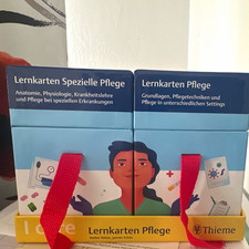 Thieme I care Lernkarten Pflege Set inkl. Hef...