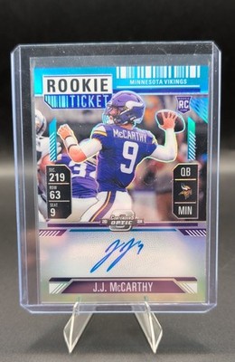 2024 Panini Contenders Optic - Rookie Ticket RPS Autographs  J.J McCarthy /99