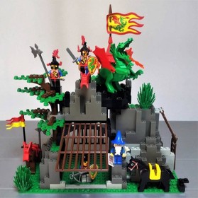 LEGO 6082 Majisto Tower 1906 + 6076 Dragon Mountain Castle Minifigures