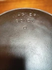 Near Perfect Vintage #10 Wagner Arc Cast Iron Skillet With Heat Ring